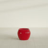 Fishbowl Small Round Fiberglass Planter - 16 in x 16 in x 14 in - Gloss Red - Gloss Red,16 in x 16 in x 14 in