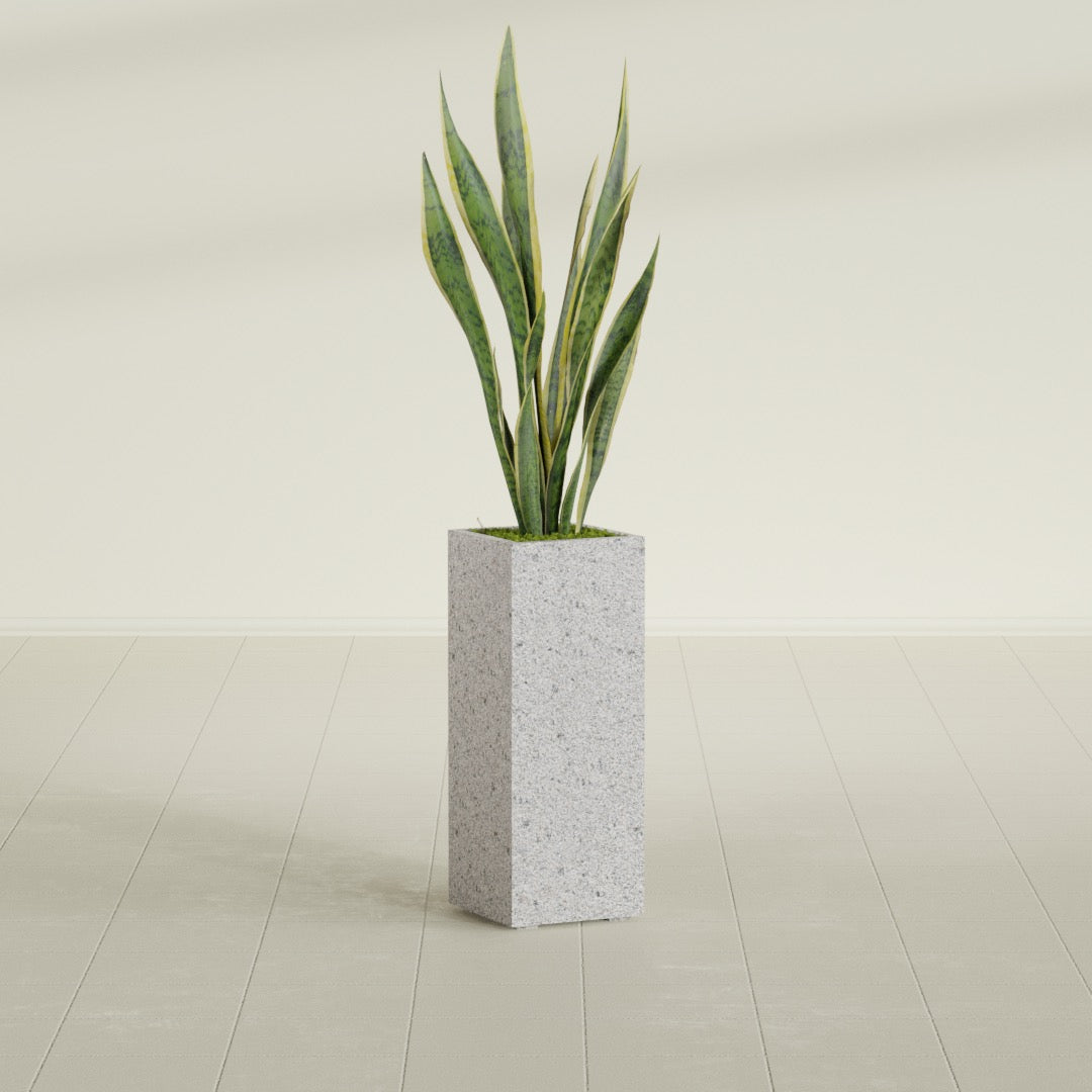 16"-Wide Rectangle - 16in x 16in x 42in - StoneLight - Greystone - StoneLight - Greystone,16 in x 16 in x 42 in