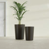 Tegel Large Round Fiberglass Planter - 22 in x 22 in x 30 in - Matte Brown - Matte Brown,22 in x 22 in x 30 in