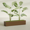 Cuba Extra Large Long Rectangle Fiberglass Planter - 60 in x 14 in x 12 in - Metallic Bronze - Metallic Bronze,60 in x 14 in x 12 in