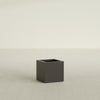 Montroy Small Cube Square Fiberglass Planter - 16 in x 16 in x 16 in - Matte Brown - Matte Brown,16 in x 16 in x 16 in