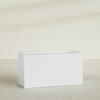 Brisbane Extra Large Long Rectangle Fiberglass Planter - 60 in x 24 in x 32 in - Gloss White - Gloss White,60 in x 24 in x 32 in