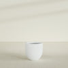 Alzira Medium Round Fiberglass Planter - 23 in x 23 in x 22 in - Matte White - Matte White,23 in x 23 in x 22 in