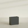 Potsdam Large Rectangle Fiberglass Planter - 36 in x 16 in x 32 in - Matte Charcoal - Matte Charcoal,36 in x 16 in x 32 in