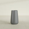 Saigon Large Tapered Round Planter - 14 in x 14 in x 30 in - Metallic Gunmetal - Metallic Gunmetal,13.7 in x 13.7 in 30 in
