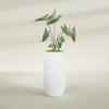 Saint Tropez Extra Large Tall Round Fiberglass Planter - 24 in x 24 in x 50 in - Gloss White - Gloss White,24 in x 24 in x 50 in