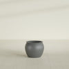 Fishbowl Small Round Fiberglass Planter - 16 in x 16 in x 14 in - Metallic Gunmetal - Metallic Gunmetal,16 in x 16 in x 14 in