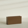 Hollywood Extra Large Narrow Rectangle Fiberglass Planter - 48 in x 12 in x 24 in - Metallic Bronze - Metallic Bronze,48 in x 12 in x 24 in