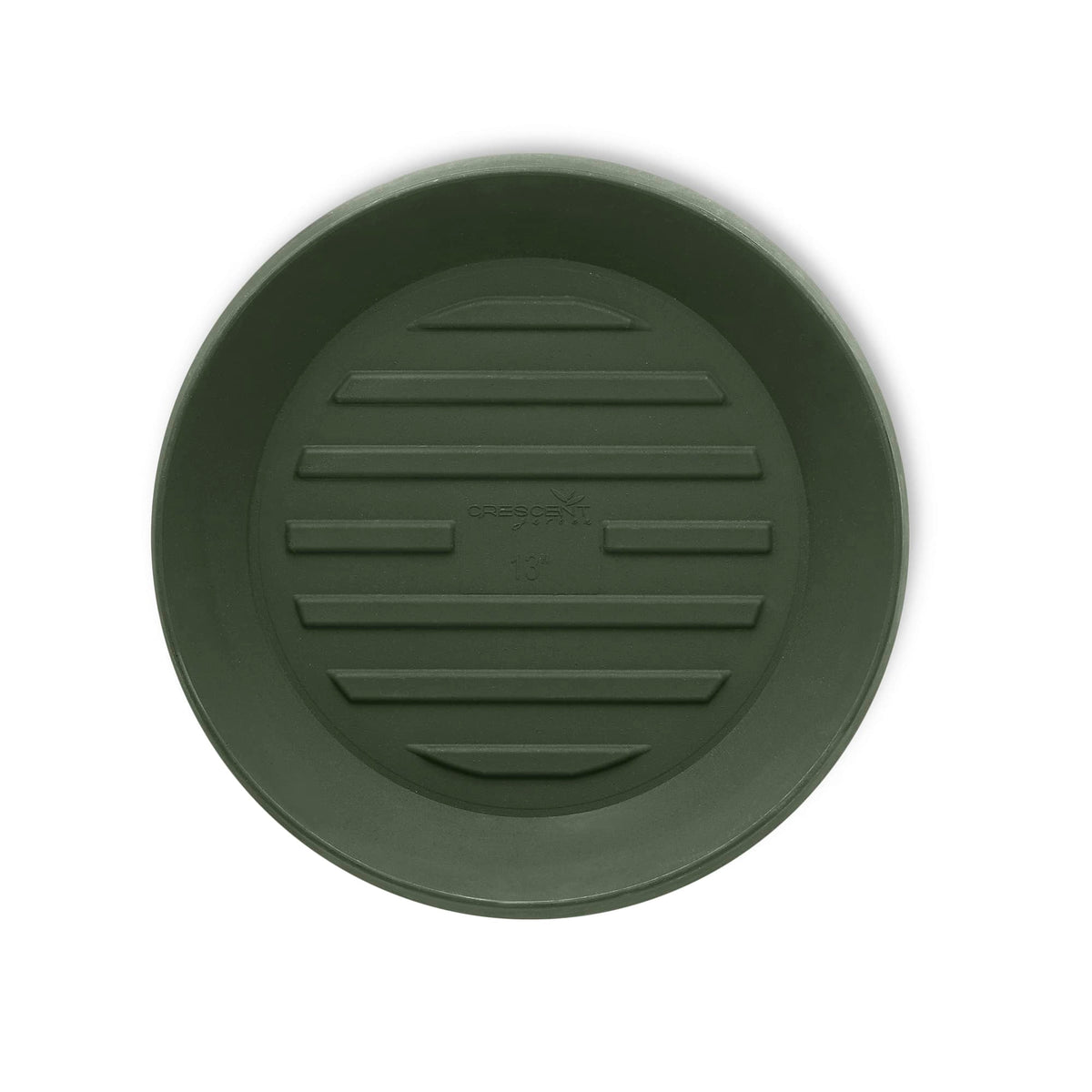 Round Universal Saucer - 11in OD, 8.5in ID - Olive - Olive,11" Ext. (8.5" Int.)