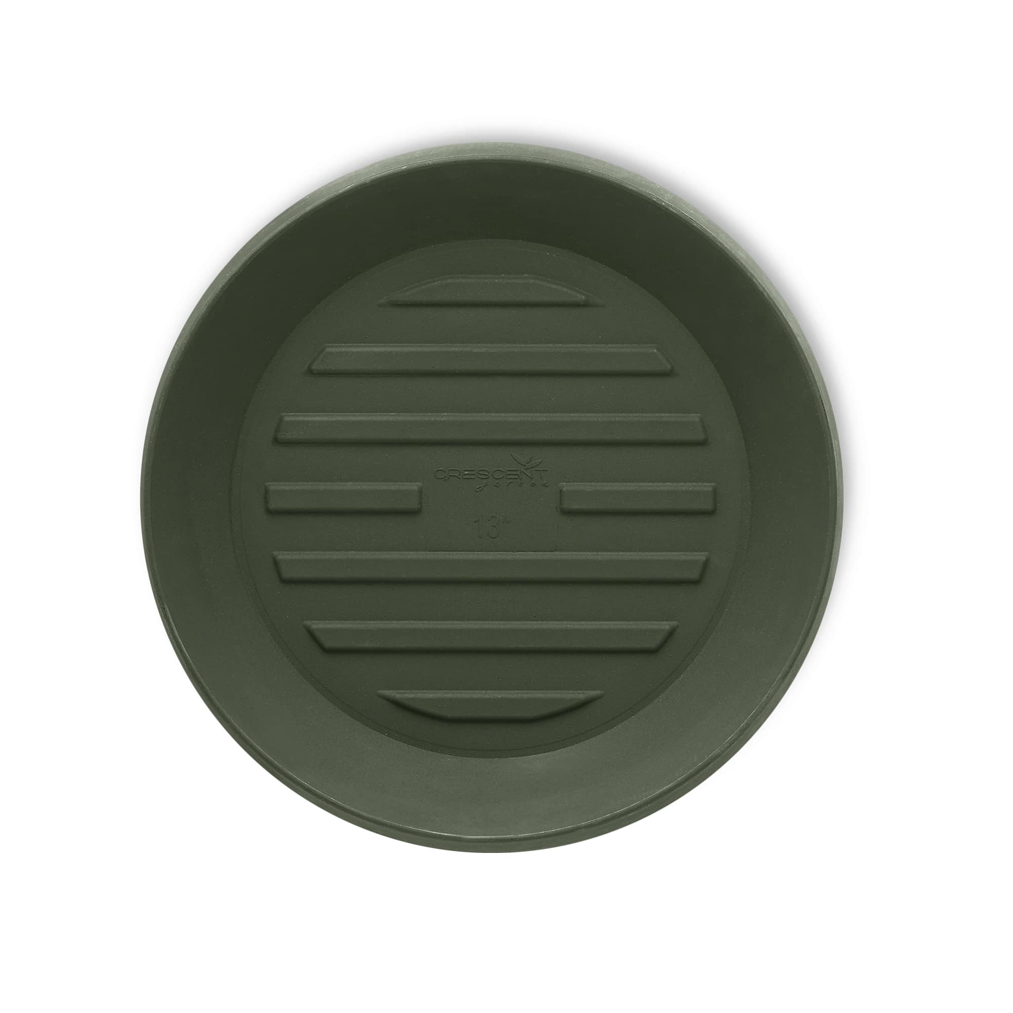 Round Saucer - 18in - Olive - Olive,18in