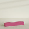 Salon Large Tall Rectangle Fiberglass Planter - 48 in x 8 in x 8 in - Gloss Pink Violet - Gloss Pink Violet,48 in x 8 in x 8 in