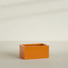 Torino Large Wide Rectangle Fiberglass Planter - 36 in x 24 in x 18 in - Gloss Tangerine - Gloss Tangerine,36 in x 24 in x 18 in