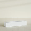 Cuba Extra Large Long Rectangle Fiberglass Planter - 60 in x 14 in x 12 in - Gloss White - Gloss White,60 in x 14 in x 12 in