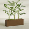 Tolga Extra Large Long Rectangle Fiberglass Planter - 72 in x 16 in x 24 in - Metallic Bronze - Metallic Bronze,72 in x 16 in x 24 in