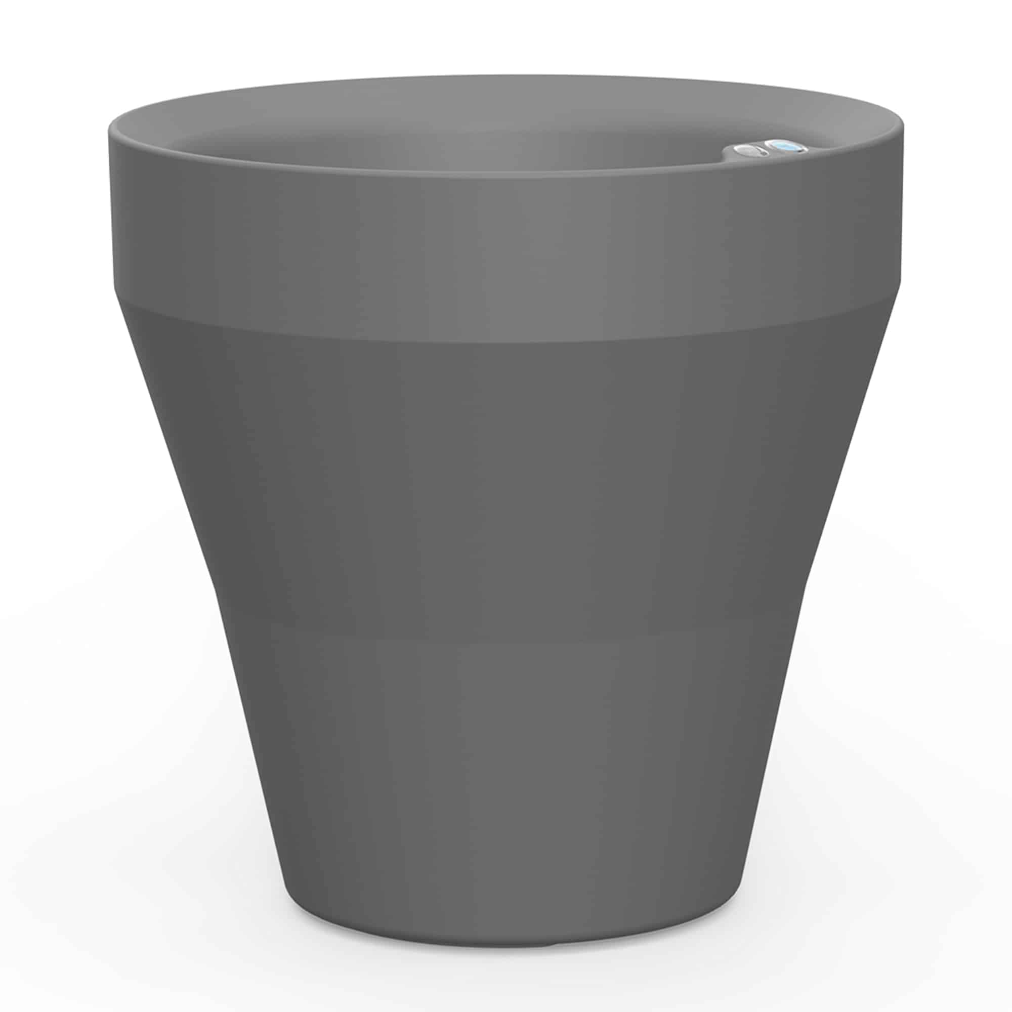 Rim with TruDrop™ Self-Watering - 18in diam. x 18in - Slate - Slate,18in diam. x 18in