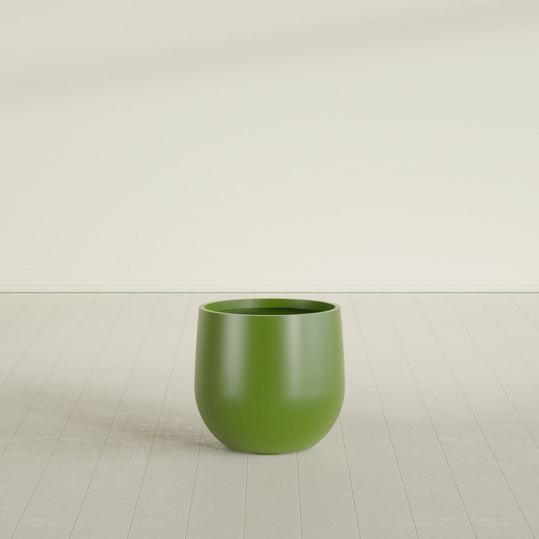 Westfield - 19in diam. x 18in - Satin Green - Satin Green,19 in diam. x 18 in H