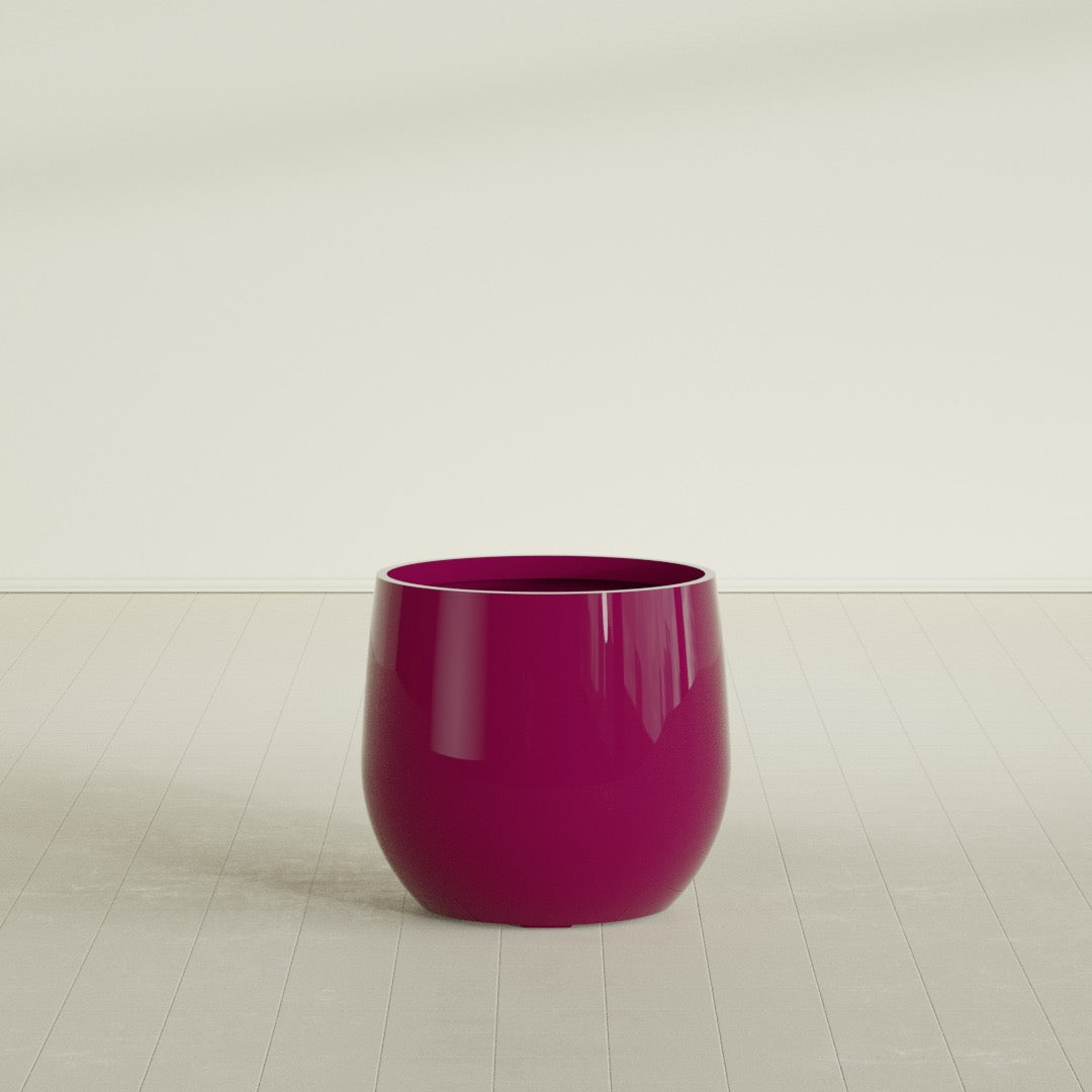 Westfield - 23in diam. x 21in - Gloss Eggplant - Gloss Eggplant,23 in diam. x 21 in H