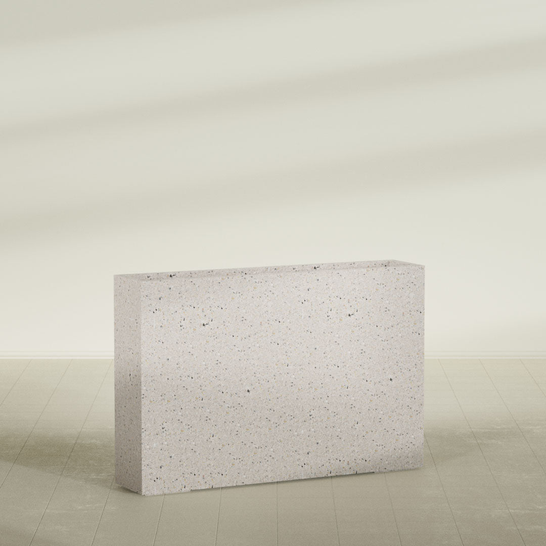 ProTone Fiberglass Premium Finish Extra Large Rectangle Planter - 48 in x 10 in x 32 in - StoneLight - Greystone - StoneLight - Greystone,48 in x 10 in x 32 in