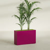 Potsdam Extra Large Long Rectangle Fiberglass Planter - 48 in x 16 in x 32 in - Gloss Eggplant - Gloss Eggplant,48 in x 16 in x 32 in