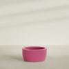 Casablanca Large Round Low Bowl Fiberglass Planter - 30 in x 30 in x 15 in - Gloss Pink Violet - Gloss Pink Violet,30 in x 30 in x 15 in