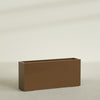 Potsdam Extra Large Long Rectangle Fiberglass Planter - 72 in x 16 in x 32 in - Metallic Bronze - Metallic Bronze,72 in x 16 in x 32 in