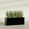 Granada Extra Large Long Rectangle Fiberglass Planter - 60 in x 24 in x 24 in - Gloss Black - Gloss Black,60 in x 24 in x 24 in