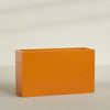 Darwin Extra Large Long Rectangle Fiberglass Planter - 72 in x 24 in x 42 in - Gloss Tangerine - Gloss Tangerine,72 in x 24 in x 42 in