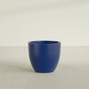Wannsee Large Round Fiberglass Planter - 33 in x 33 in x 29 in - Matte Cobalt Blue - Matte Cobalt Blue,33 in x 33 in x 29 in