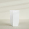 Toulan Extra Large Tall Tapered Square Fiberglass Planter - 28 in x 28 in x 60 in - Matte White - Matte White,28 in x 28 in x 60 in