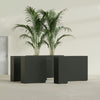 Perth Extra Large Long Rectangle Fiberglass Planter - 48 in x 16 in x 42 in - Matte Charcoal - Matte Charcoal,48 in x 16 in x 42 in