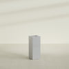 Delray Large Tall Rectangle Fiberglass Planter - 12 in x 12 in x 32 in - Metallic Silver - Metallic Silver,12 in x 12 in x 32 in