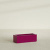 Cuba Large Long Rectangle Fiberglass Planter - 36 in x 14 in x 12 in - Gloss Eggplant - Gloss Eggplant,36 in x 14 in x 12 in
