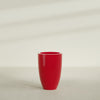 Brannan Large Round Fiberglass Planter - 24 in x 24 in x 35 in - Gloss Red - Gloss Red,24 in x 24 in x 35 in