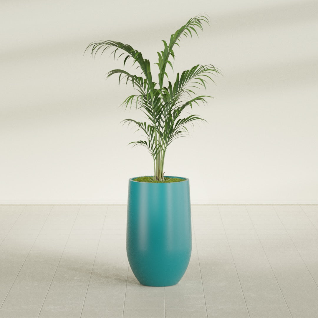 Westfield - 15in diam. x 24in - Satin Sea Foam - Satin Sea Foam,15 in diam. x 24 in H