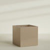 Montroy Extra Large Cube Square Fiberglass Planter - 60 in x 60 in x 60 in - Metallic Gold - Metallic Gold,60 in x 60 in x 60 in