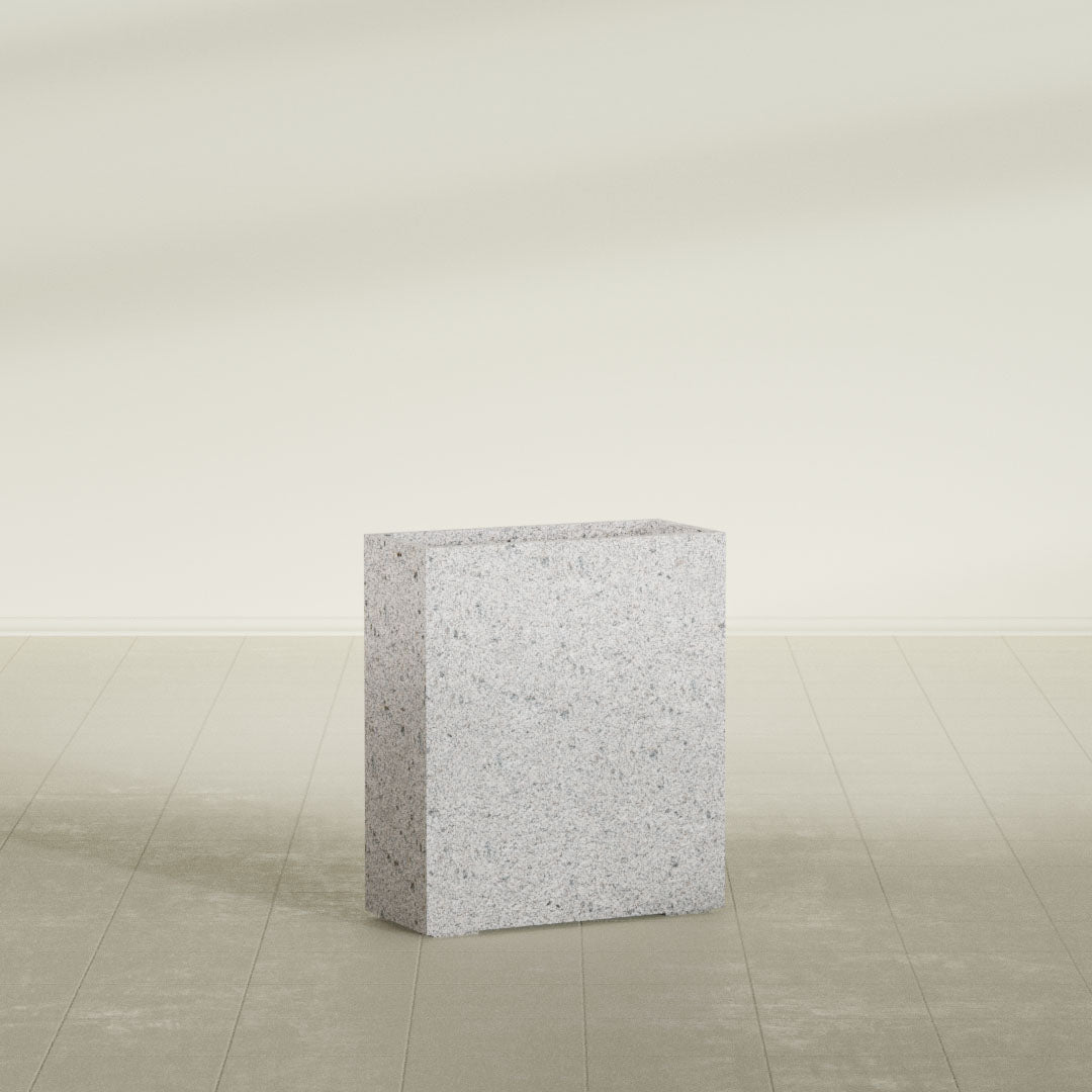 ProTone Fiberglass Premium Finish Large Rectangle Planter - 36 in x 16 in x 42 in - StoneLight - Pearlstone - StoneLight - Pearlstone,36 in x 16 in x 42 in