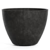 Lupo - 20in x 20in x 15.4 - Carbon Stone - Carbon Stone,20 in diam. x 15.4 in