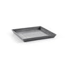 Small Square Saucer - 17 in x 17 in x 1.5 in - Grey - Grey,17 in x 17 in x 1.5 in