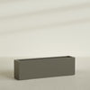 Miami Extra Large Narrow Rectangle Fiberglass Planter - 60 in x 12 in x 18 in - Matte Bronze - Matte Bronze,60 in x 12 in x 18 in