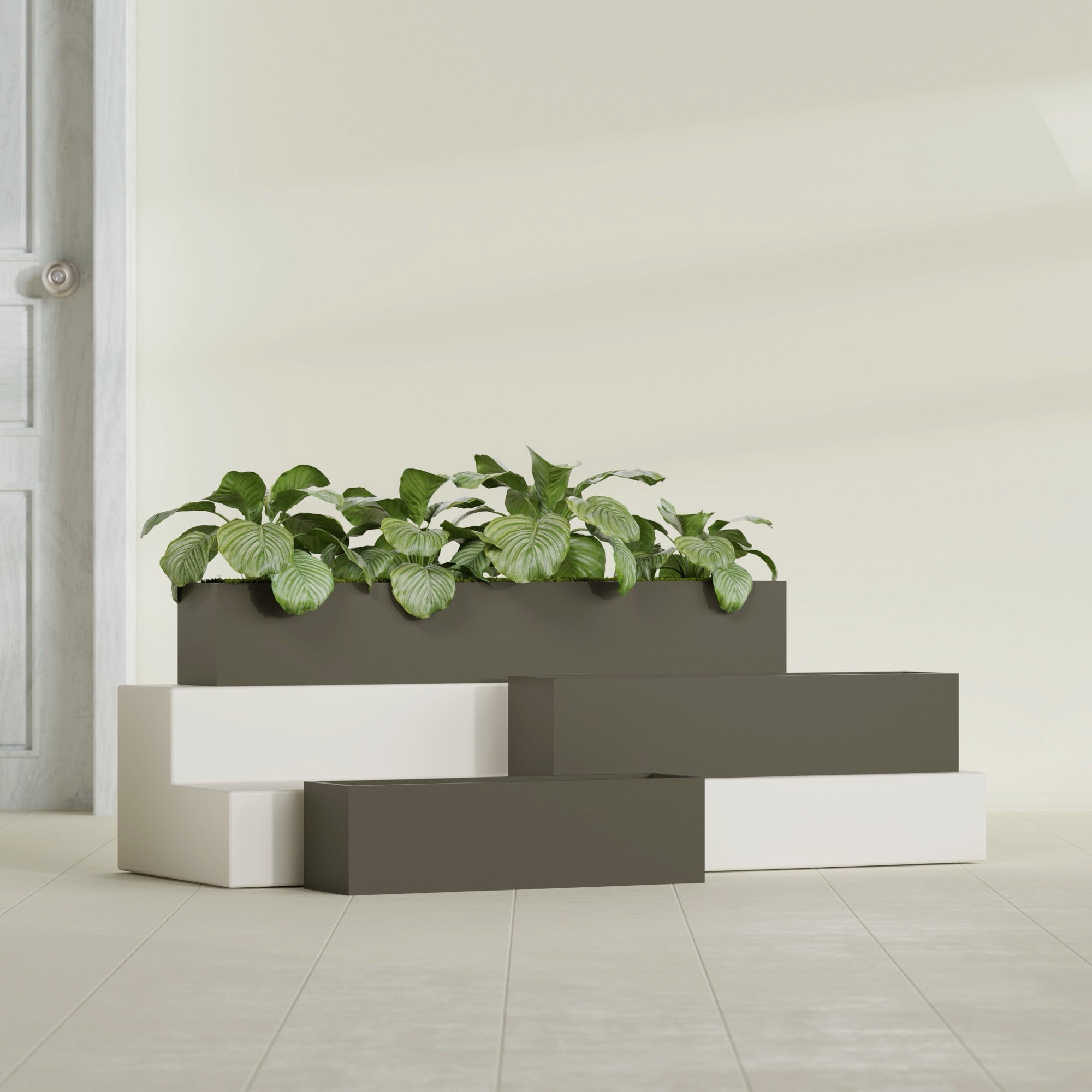 Monaco Rectangle - 26in x 7in x 7 - Matte Bronze - Matte Bronze,26 in x 7 in x 7 in