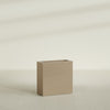 Milano Medium Narrow Rectangle Fiberglass Planter - 24 in x 10 in x 24 in - Metallic Gold - Metallic Gold,24 in x 10 in x 24 in