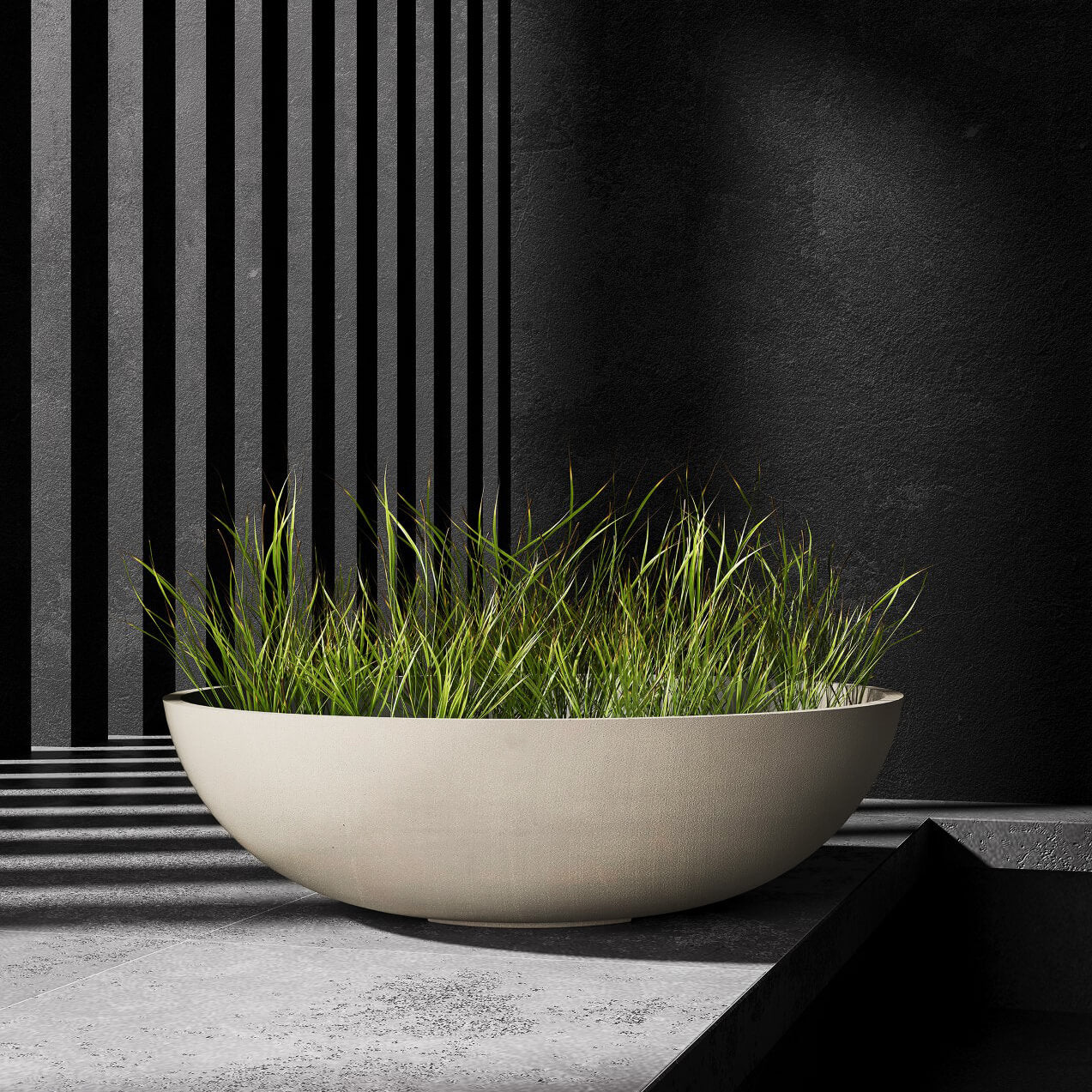 Cavo - 19.6in x 19.6in x 7.8 - Sand Stone - Sand Stone,19.7 in diam. x 8.5 in