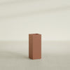 Perth Large Tall Rectangle Fiberglass Planter - 16 in x 16 in x 42 in - Matte Terracotta - Matte Terracotta,16 in x 16 in x 42 in