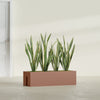 Tiergarden Large Long Over The Railing Rectangle Fiberglass Planter - 36 in x 12 in x 10 in - Matte Terracotta - Matte Terracotta,36 in x 12 in x 10 in