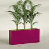 Potsdam Extra Large Long Rectangle Fiberglass Planter - 72 in x 16 in x 32 in - Gloss Eggplant - Gloss Eggplant,72 in x 16 in x 32 in