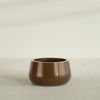 Short Hayden Small Round Fiberglass Planter - 16 in x 16 in x 8 in - Metallic Bronze - Metallic Bronze,16 in x 16 in x 8 in