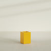 Miami Small Rectangle Fiberglass Planter - 12 in x 12 in x 18 in - Gloss Saffron - Gloss Saffron,12 in x 12 in x 18 in
