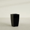 Toulan Large Tall Tapered Square Fiberglass Planter - 16 in x 16 in x 30 in - Gloss Black - Gloss Black,16 in x 16 in x 30 in