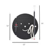 Indoor Self-Watering System 15.8 in x 15.8 in x 1 in - Compatible with 16" Amsterdam - Black,15.7 in x 15.7 in x 1 in