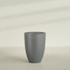 Brannan Large Round Fiberglass Planter - 30 in x 30 in x 41 in - Metallic Gunmetal - Metallic Gunmetal,30 in x 30 in x 41 in